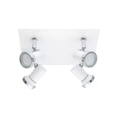 LED-es mennyezeti GU10 4x3,3W feh@