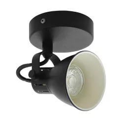 LED FALI GU10 1X3,3W FEKETE SERAS2