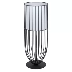 ASZTALI E27 1X60W FEKETE/FEHÉR NOSI@