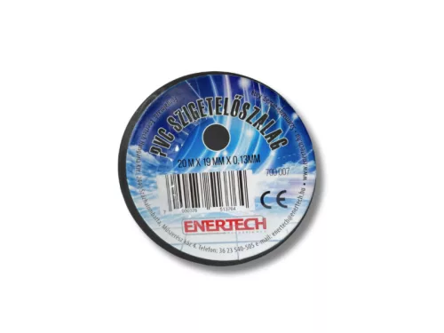 SZIG.SZALAG    20x19 FEKETE PVC@