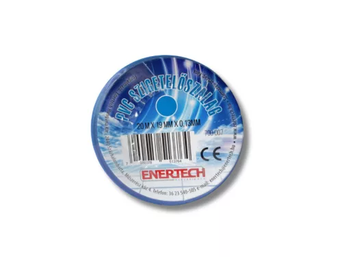 SZIG.SZALAG    20x19 KÉK PVC@