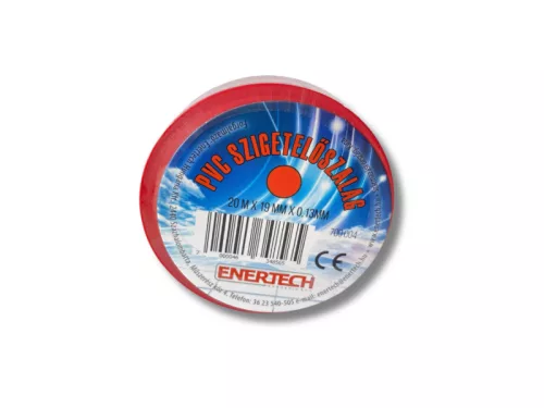 SZIG.SZALAG    20x19 PIROS PVC@