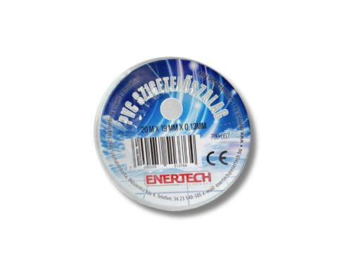 SZIG.SZALAG    20x19 FEHÉR PVC@