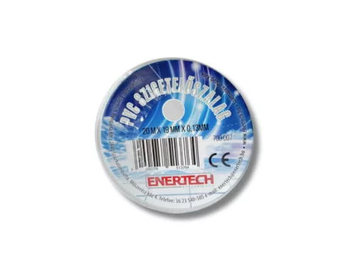 SZIG.SZALAG    20x19 FEHÉR PVC@