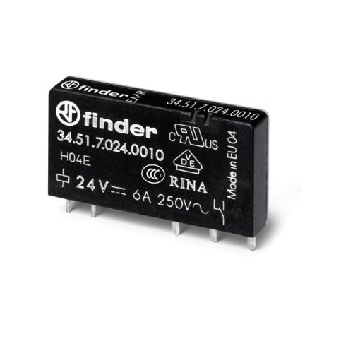 RELÉ  24V 6A  1P DC 34.5170240000!!!