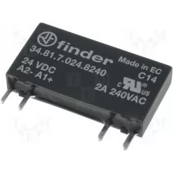 RELÉ  2A 24VDC/240VAC 1P OPTOCSATOLÓ