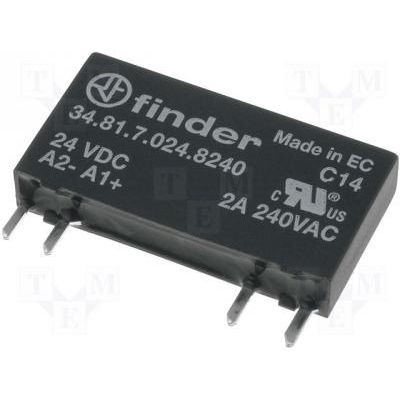 RELÉ  2A 24VDC/240VAC 1P OPTOCSATOLÓ