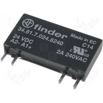 RELÉ  2A 24VDC/240VAC 1P OPTOCSATOLÓ
