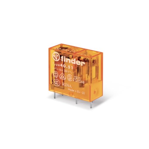RELÉ FINDER 24V/DC 10/20A 5P 1CO