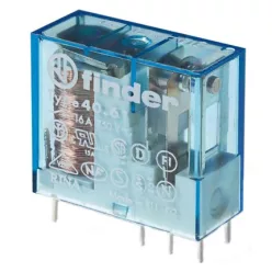 RELÉ FINDER 12V/DC 16/30A 8P 1CO