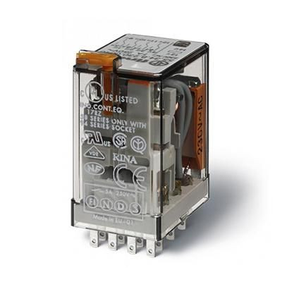 RELÉ FINDER 230V/AC 7/15A 14P 4CO