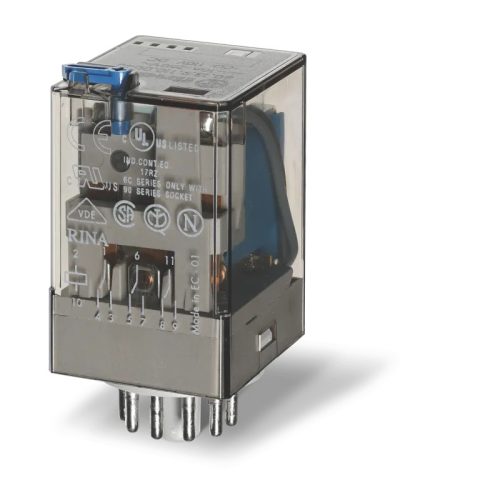 RELÉ FINDER 24V/AC 10/20A 11P 3CO