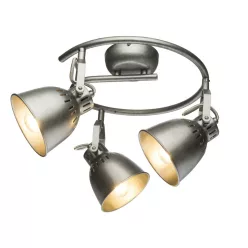 HERNAN Spot,3×40W E14 ezüstszürke@
