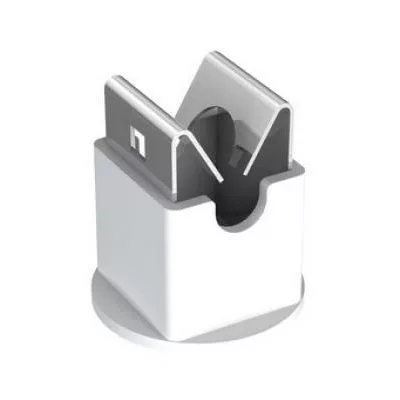 NIRO VEZETÉKTARTÓ 8mm  MŰA.SZÜRKE