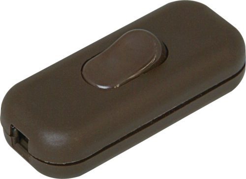 KOPP 1pol(2A) BARNA ZSINÓRKAPCSOLÓ