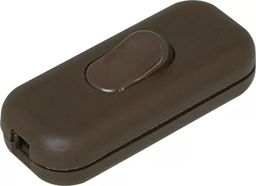 KOPP 1pol(2A) BARNA ZSINÓRKAPCSOLÓ