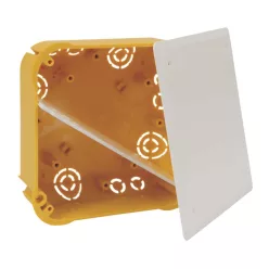 GIPSZKARTON DOBOZ 115x115mm+FEDÉL
