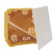 GIPSZKARTON DOBOZ 115x115mm+FEDÉL