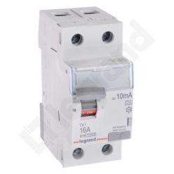 ÁRAMVÉDŐ  16A 2P 10mA TX3 "A"OSZT