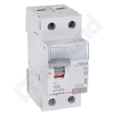 ÁRAMVÉDŐ  16A 2P 10mA TX3 "A"OSZT