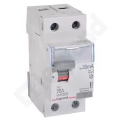 ÁRAMVÉDŐ  25A 2P 30mA TX3 "A"OSZT