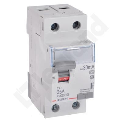 ÁRAMVÉDŐ  25A 2P 30mA TX3 "A"OSZT