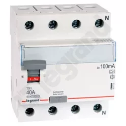 ÁRAMVÉDŐ  40A  4P 100mA  TX3 "A"OSZT