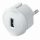 USB-S TÖLTŐADAPTER 1,5A 5V FEHÉR