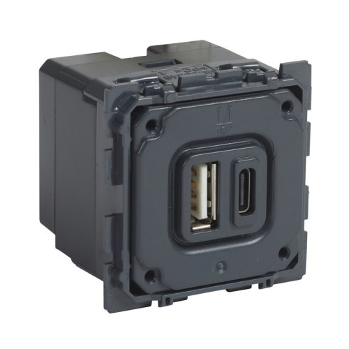 CÉLIANE 2x USB A+C TÖLTŐALJZ. 2400mA