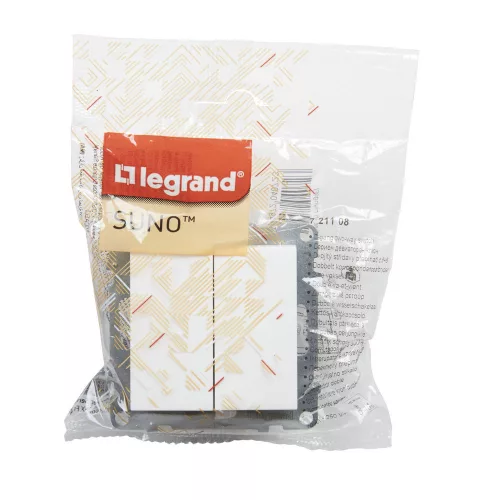 SUNO 106+6 KET.VÁLTÓKAPCSOLÓ R.FEHÉ