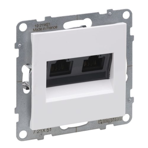 SUNO 2xRJ45 Cat.5E UTP FEHÉR