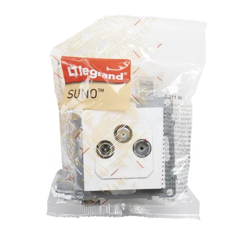 SUNO TV-R-SAT ALJ ÁTMENŐ 14dB FEHÉR