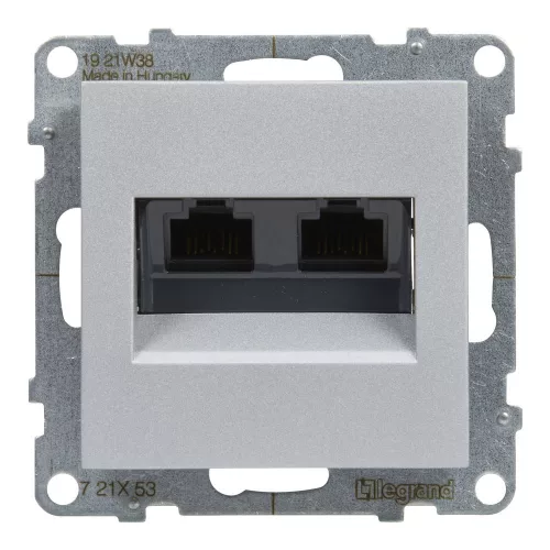 SUNO 2xRJ45 Cat.6 UTP ALUMÍNIUM