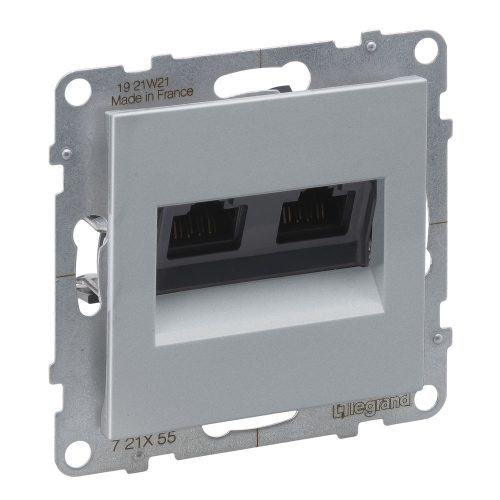 SUNO 2xRJ45 Cat.6A UTP ALUMÍNIUM