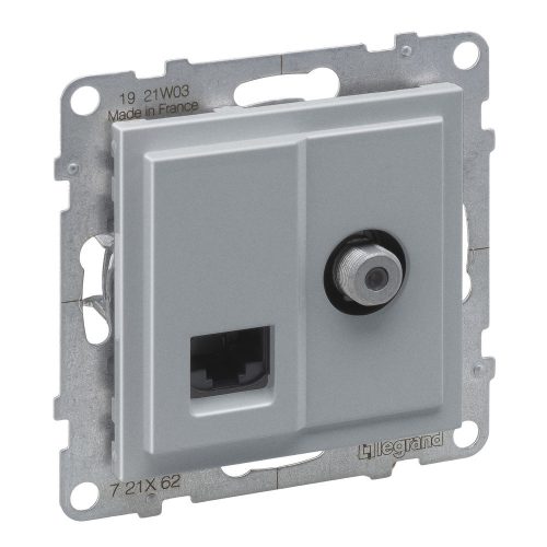 SUNO TV F +RJ45 Cat.6UTP ALJ ALUMÍN