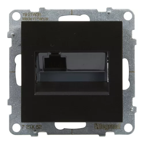 SUNO 1xRJ45 Cat.6 UTP FEKETE