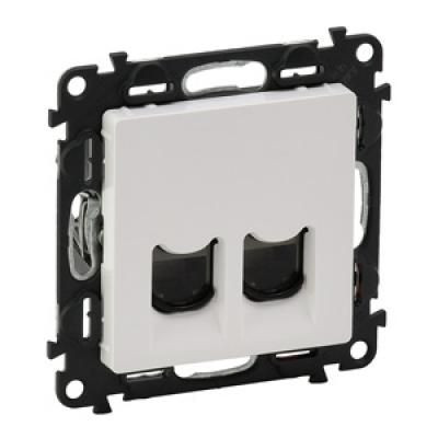 VALENA LIFE 2xRJ45 Cat.5E UTP FEHÉR
