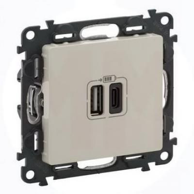 VALENA LIFE USB A+C TÁP.5V 3A15W EC