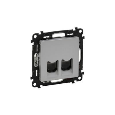 VALENA LIFE 2xRJ45 Cat.5E FTP ALU