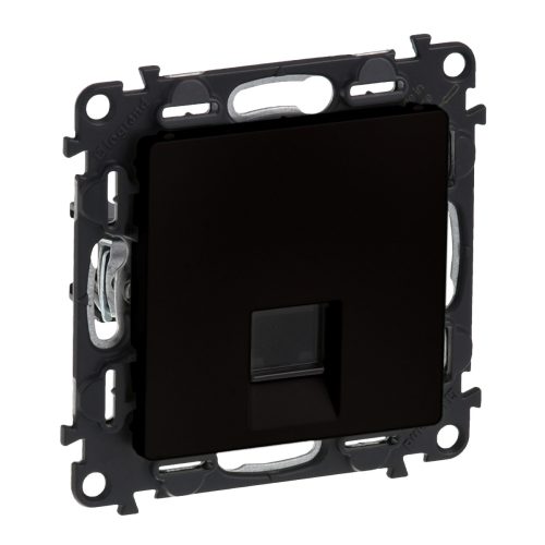 VALENA LIFE 1xRJ45 Cat.6 UTP FEKETE