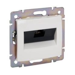 VALENA TEL.1xRJ45 CAT6A STP FEHÉR