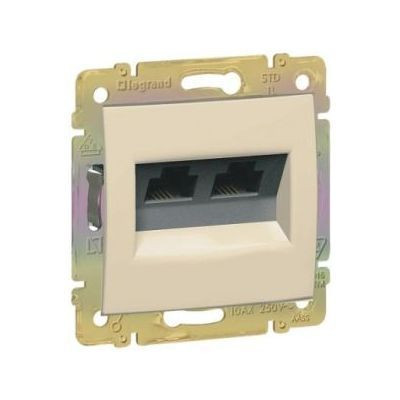 VALENA TEL.2xRJ45 CAT6 UTP E. CSONT