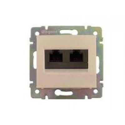 VALENA TEL.2xRJ45 CAT6A STP ECSONT