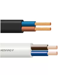 H03VVH2-F  MTL 2x0.75  FEKETE