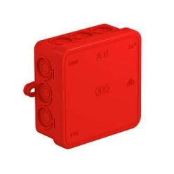 KÖTŐDOBOZ   A11 IP55 PIROS 85x85x40