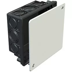 KÖTŐDOBOZ  150x150x65 FEKETE SÜLLY.