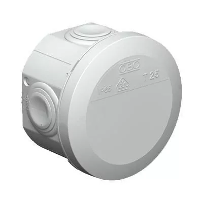 KÖTŐDOBOZ  T25 D80x51 V.SZÜRKE