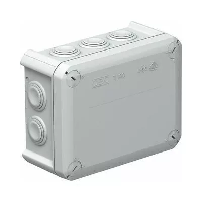 KÖTŐDOBOZ  T100 151x117x67 SZÜRKE