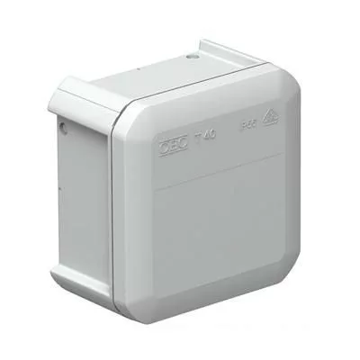 KÖTŐDOBOZ  T40 90x90x52 SZÜRKE