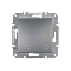 ASFORA 106+6 KETTOS VÁLTÓKAPCS ACÉL